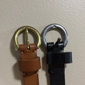 American Eagle Outfitters Dual-Tone Leather Belts